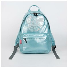 Рюкзак молодёжный, отдел на молнии, наружный карман, цвет голубой Centrum