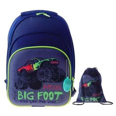 Рюкзак каркасный, Luris «Джерри 3», 38 x 28 x 20 см, наполнение: мешок для обуви, «Внедорожник