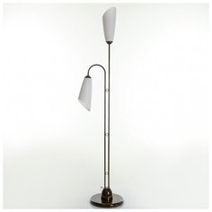 Торшер "Симпл" 2x15Вт E27 коричневый 32х28х150см. Bayer Lux