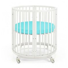 Простыня круглая «Крошка Я» 115х115 см, цвет мятный, мако- сатин