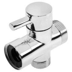 Дивертор ZEIN Z742, для смесителя, корпус цинк, с круглой гайкой, цвет хром