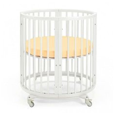 Простыня круглая «Крошка Я» 115х115 см, цвет коралловый, мако- сатин