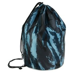 Мешок для обуви Стандарт круглое дно 360 х 220 мм, Calligrata, Камуфляж синий