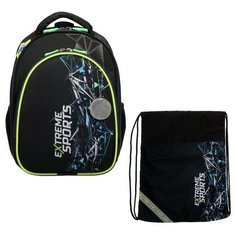 Рюкзак каркасный, Luris «Джерри 2», 38 х 28 х 18 см, наполнение: мешок для обуви, «Абстр