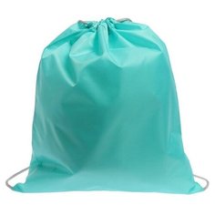 Мешок для обуви Стандарт, 40 5х 340 мм, мятный, серебристый шнурок Пчёлка