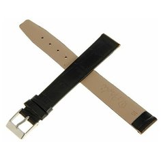 Ремешок для часов, мужской, 16 мм, натуральная кожа, чёрный Ardi