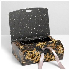 Дарите Счастье Коробка складная двухсторонняя «Новый год», 16.5 ? 12.5 ? 5 см