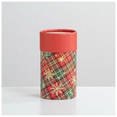 Дарите Счастье Коробка подарочная «Клетка», 8 х 14,5 см