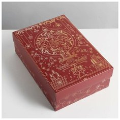 Дарите Счастье Коробка складная «Новогодняя», 30 ? 20 ? 9 см