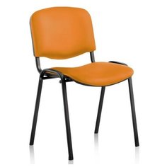 ISO (Изо) black Стул (кожзам EV-2, оранжевый) Nowy Styl