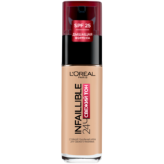 LOreal Paris Тональный крем Infaillible свежий тон 24 ч, 30 мл, оттенок: 125 Натурально-розовый