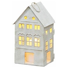 Подсвечник-домик фиренцо, металл, белый, 12х10х22 см, Boltze 4029300-9807681