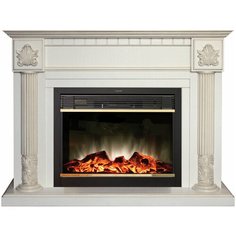 Электрокамин RealFlame Imperia 26/33 WT с Moonblaze brass 26