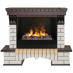 Электрокамин RealFlame Country 26 AO с Cassette 630 3D + вставка