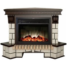 Электрокамин RealFlame Stone corner 26 AO с Moonblaze black