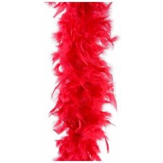Гирлянда БОА из перьев, 184 см, цвет: красный, Kaemingk 729756