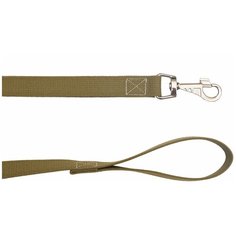 PerseiLine Поводок брезентовый с перехватом 2м Карабин30