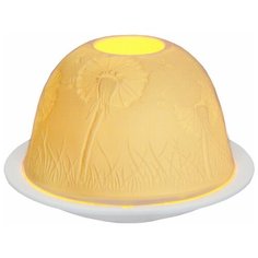 Подсвечник для чайной свечи нежность одуванчиков, фарфор, 8х12 см, SHISHI 30658