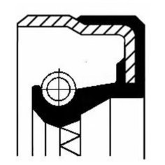 Сальник раздаточной коробки Corteco 01035170B