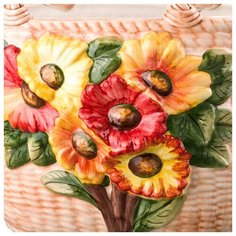 Фруктовница ORGIA корзина С цветами 32*18 см Высота: 31 см ORGIA 335-007