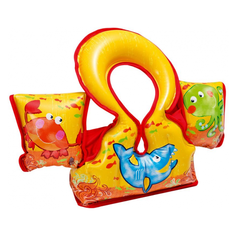 Надувной жилет для плавания AQUA VESTtm, 66х44 см от 3 до 6 лет, арт. 58673, Intex