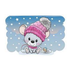 Алмазная мозаика Мышка и птичка, ТМ Цветной 20x30 см.