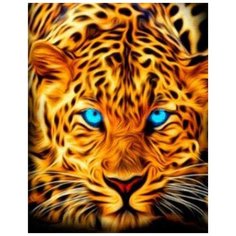 Алмазная мозаика Небесный взгляд (На подрамнике), ТМ Цветной 40x50 см.