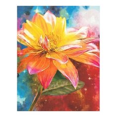 Алмазная мозаика Оранжевая Лилия, ТМ Цветной 40x50 см.