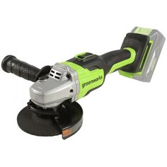 Аккумуляторная УШМ greenworks GD24AG (3200207), 125 мм, без аккумулятора