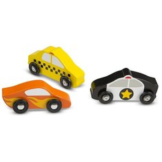 Деревянные игрушки Melissa&Doug- набор Автомобилей 3178M
