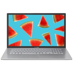 Ноутбук Asus VivoBook 17 X712FA- BX1106 (90NB0L61- M15610) серебристый