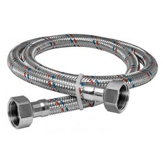 Подводка AQualine 30 см, для воды, сталь, гайка-гайка