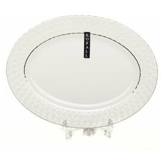 Блюдо овальное 25.4см "Снежная королева Коралл