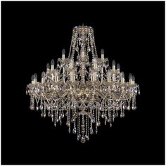 Хрустальная люстра 1415/20+10+5/400 G M801 Bohemia Ivele Crystal