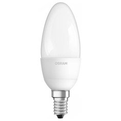Лампа светодиодная Osram star classic, 6,5Вт, тип C "свеча", Е14, 4000К, холодный свет