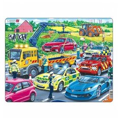 Рамка-вкладыш Larsen Службы спасения на шоссе (PG3), 26 дет.