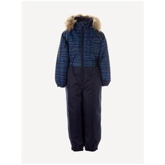Комбинезон Huppa Willy 31900030 (12509 / 12586) размер 134, 12586, тёмно-синий с принтом/тёмно-синий