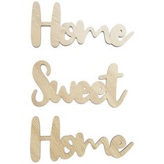 Панно настенное AFI DESIGN "Дом милый дом. Home Sweet Home", дуб