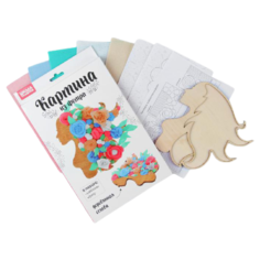 Школа талантов Набор для творчества Картина из фетра Девушка (4008295)