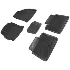 Коврики EVA 3D ромб Seintex для Toyota Corolla XI (E160,170) 2013-2018 (черные, 95237)
