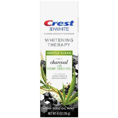 Crest 3D White Whitening Therapy Charcoal Hemp Seed Oil Mint – Зубная паста 116 грамм