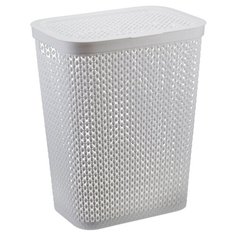 Корзина для белья 35 л 38х26х48см пластик (пирула смоки) Idea (М Пластика)