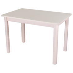 Стол кухонный раздвижной со стеклом Танго ПР МД ст-КР 04 МД. Размеры стола (ДхШхВ):110(147)х70х75 см Домотека