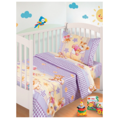 Комплект постельного белья Миланика, Сладкий сон, Бязь, Хлопок, ясли Milanika