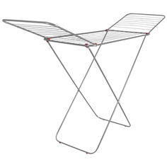 Сушилка для белья Hitt "Slider", напольная, высокая, длина струн 18 м серебристая