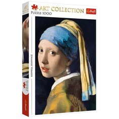 Пазл Trefl Девушка в жемчужных сережках, серия "Art Collection" (10522), 1000 деталей