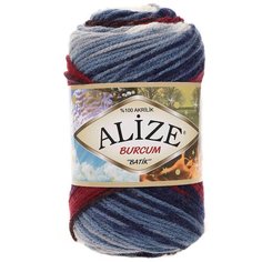 Пряжа ALIZE Burcum Batik 100гр. 210м. (100% акрил) ТУ (2978 секционный) 5 шт