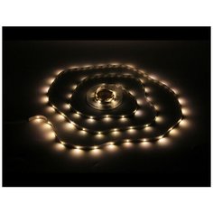 Гирлянда светящаяся лента на липучке, 90 тёплых белых LED- огней, 3 м, батарейки, Koopman International AXS500130