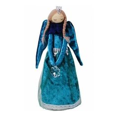 Новогодняя фигурка ангел грёз И сновидений, бирюзовая, 29 см, Due Esse Christmas 11825256-04