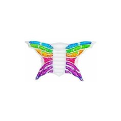 Надувной матрас-плот Радужная бабочка, 294x193 см, BestWay 43261